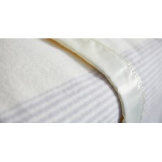 John Atkinson by Hainsworth® Duchess Pure Merino Wool Grey Stripe Blankets